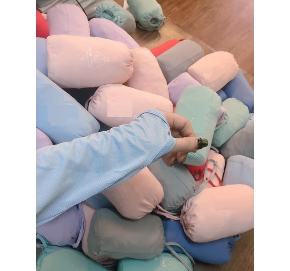 Áo chống nắng thông hơi túi cuộn cho bạn nữ THỜI TRANG