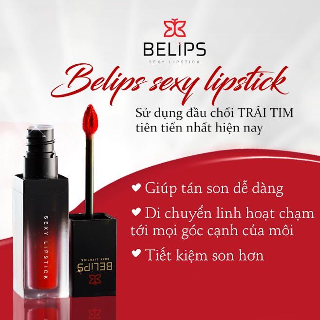 Son Kem Lì Màu Pink Girl Hồng Trà Belips Sexy Lipstick (3,7G)