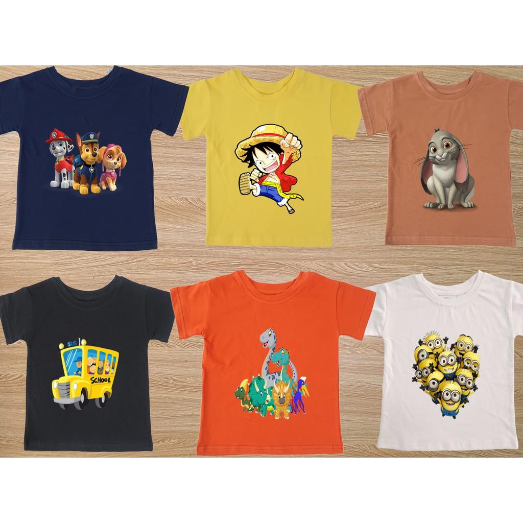 Áo thun trẻ em nam cotton 100% các màu : Mã 039