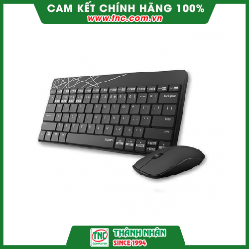 Combo bàn phím + chuột không dây Rapoo 8000M-Hàng chính hãng.