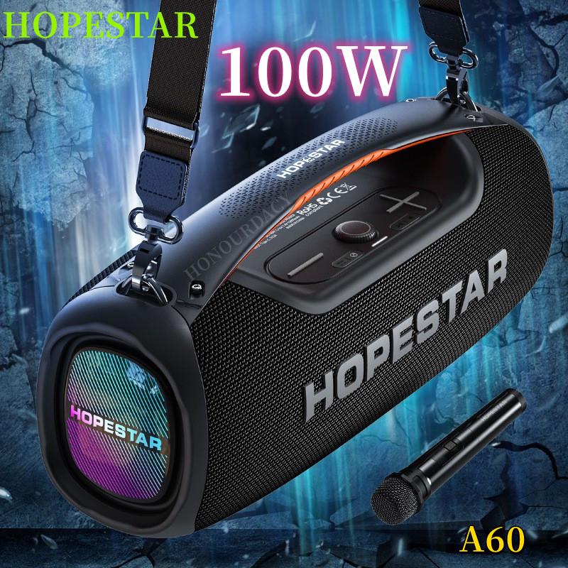 Loa Bluetooth karaoke Hopestar A60 100W Công Suất Cao Ngoài Trời Di Động Không Dây Cột Trung Tâm Âm Nhạc Loa Siêu Trầm Âm Thanh Siêu Nền Màu sắc: rằn ri