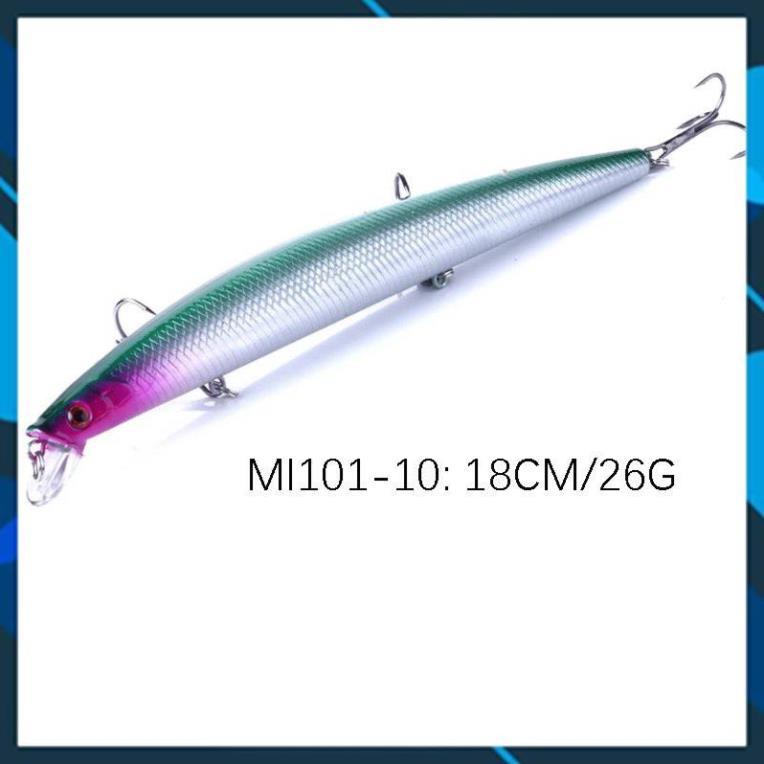 Mồi Câu lure, cá chẽm , có mú, cá ngão , cá biển dài 18cm nặng 26gr