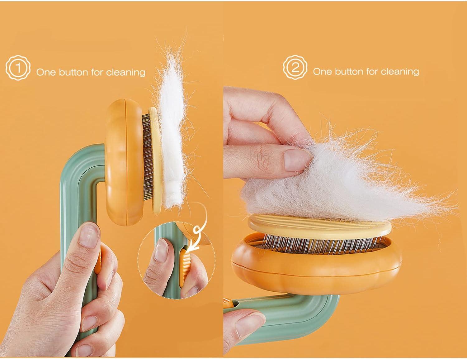 Bàn Chải Chải Lông Thú Cưng, Bàn Chải Chải Lông Tự Vệ Sinh Cho Chó, Mèo, Chó Con