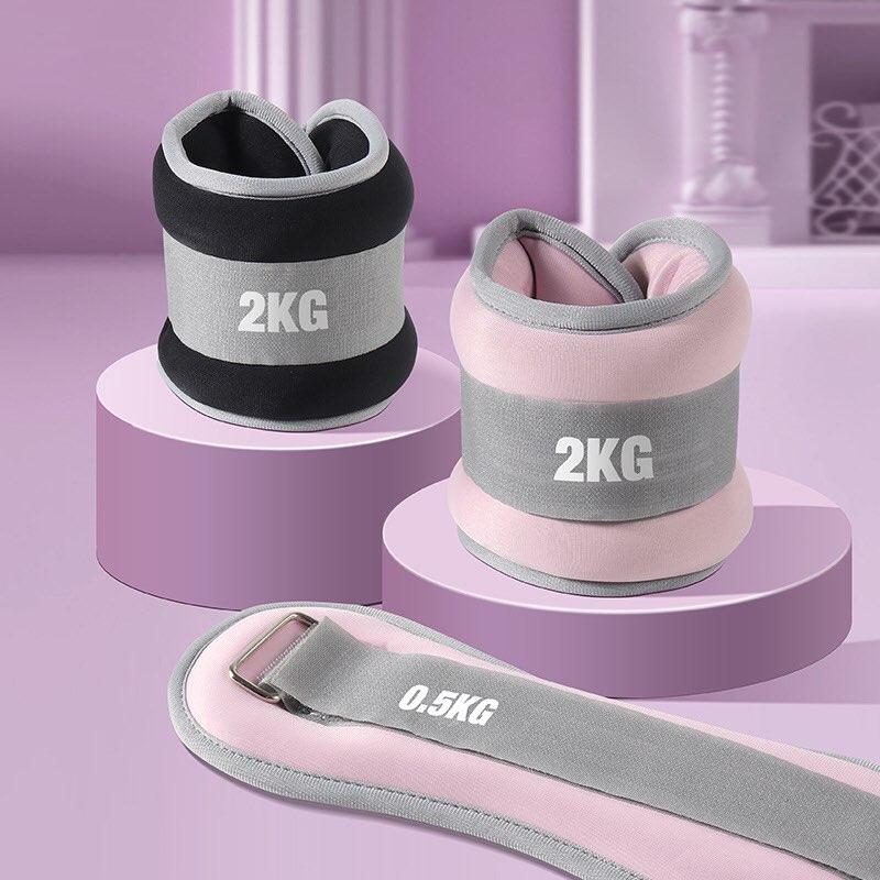Tạ đeo cổ chân, cổ tay hỗ trợ tập thể thao, tập gym, chạy bộ loại 1kg