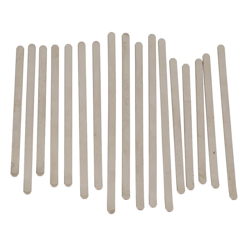 3x 17 Key Kalimba Keys + Thumb Piano Bridge for Musical Instrument DIY Parts