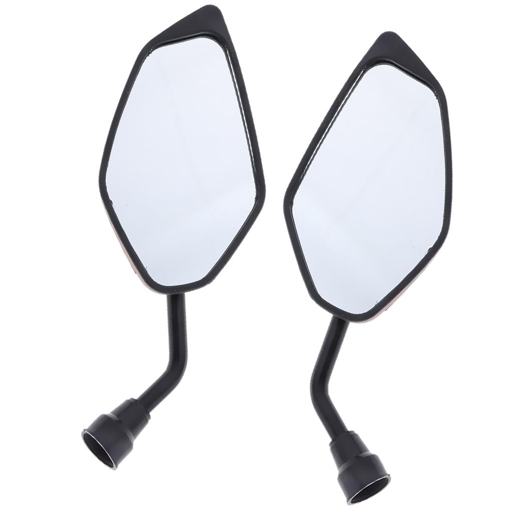 Universal Motorcycle Moped Dirt Bike ATV Scooter 10mm Rear View Side Mirror