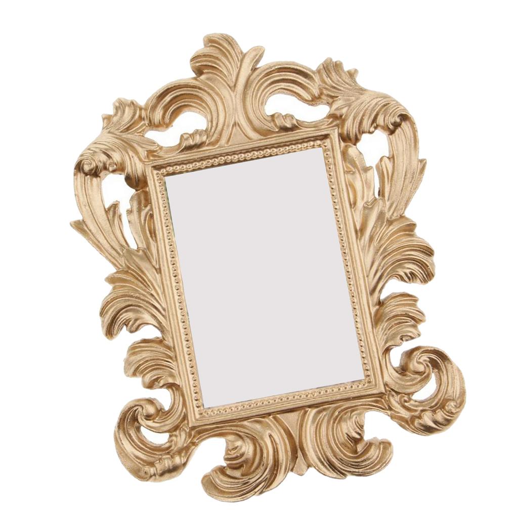 Gold Baroque Picture Photo Holder Props Picture Frame Stand Photo Frame