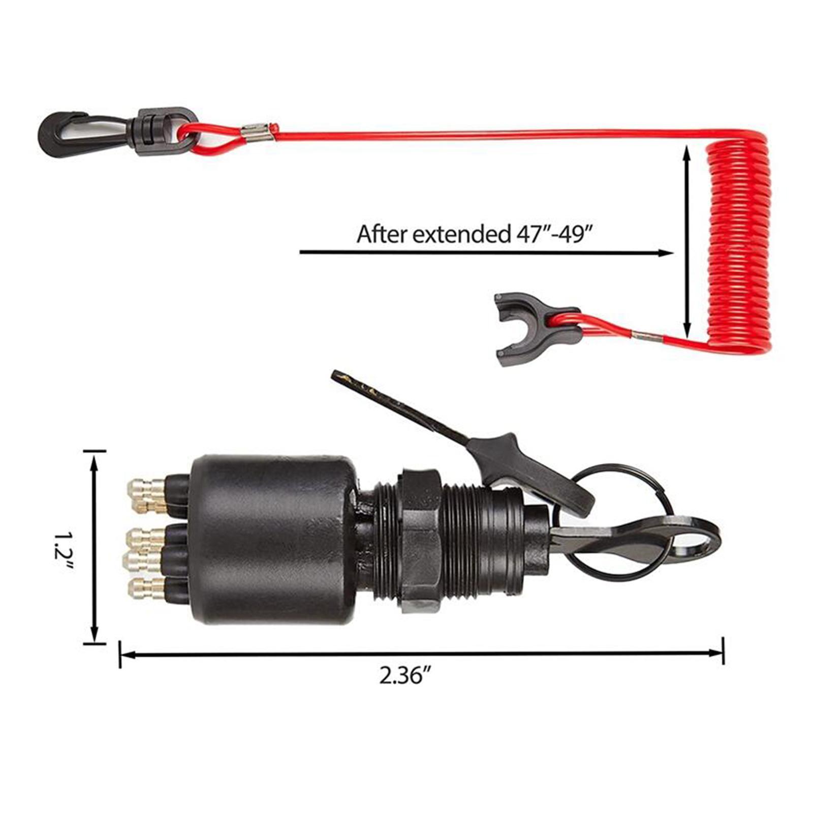 Ignition Key Switch 5005801 Replace Parts for Bombardier Outboard Motor