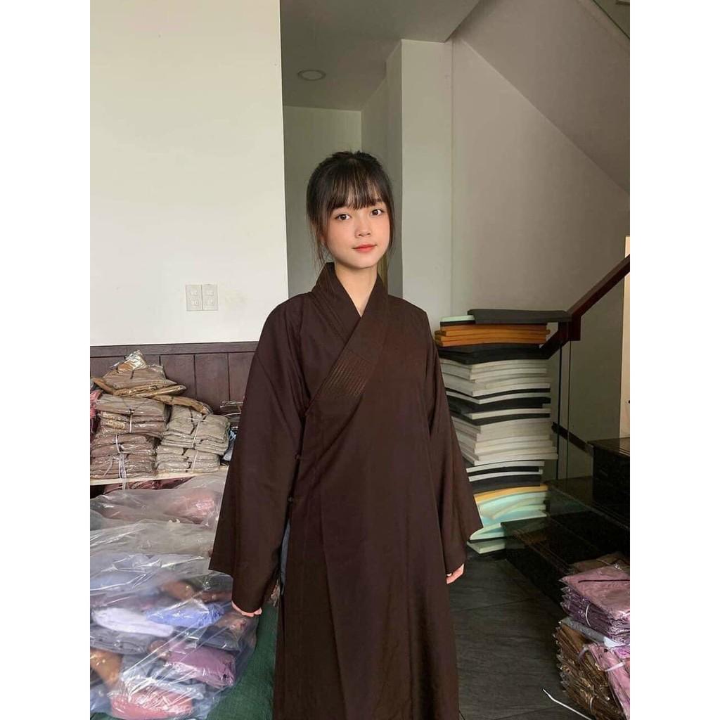 Hình ảnh ĐỒ LAM ĐI CHÙA  Áo Tràng Phật Tử Vải Đài Loan Cao Cấp