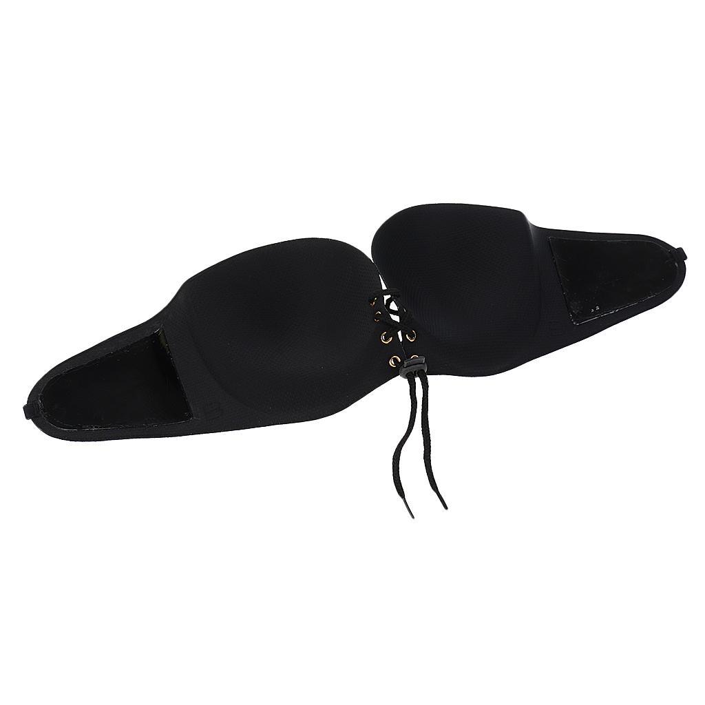 Women Strapless Backless Self-Adhesive Invisible Reusable PushUp Bra