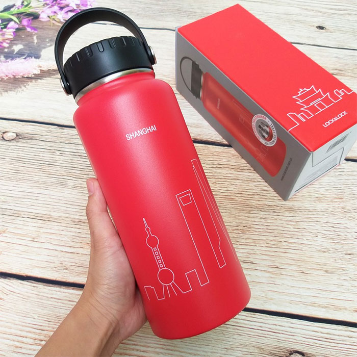 Bình Giữ Nhiệt Lock&amp;amp;Lock RigaTumbler (London) LHC4160GRY 897ml - màu Gray