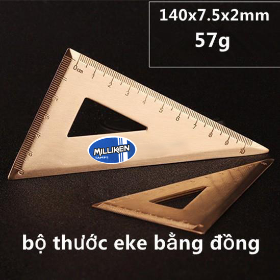 Thước eke bằng đồng Milliken