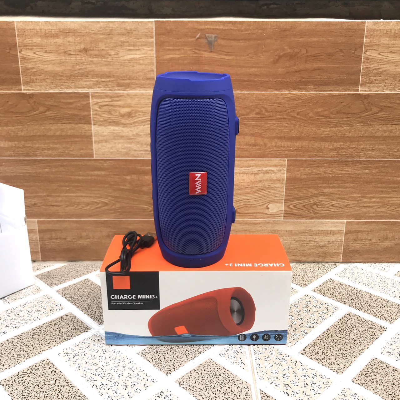 Loa Bluetooth WAN Charge 3+ mini A3 , nghe nhạc hay pin trâu - Hàng chính hãng