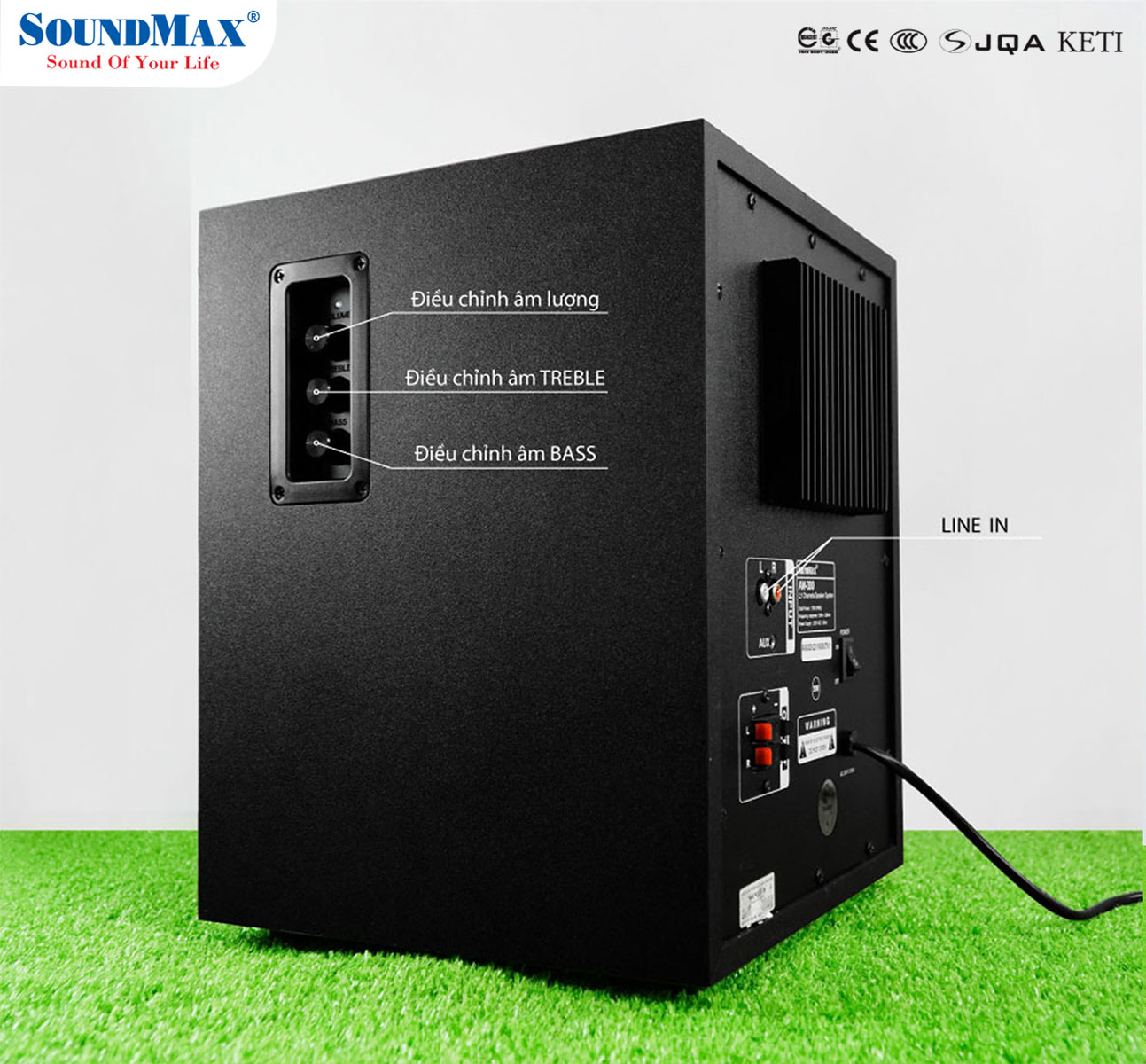 Loa Vi Tính 2.1 SoundMax AW-300 - HÀNG CHÍNH HÃNG