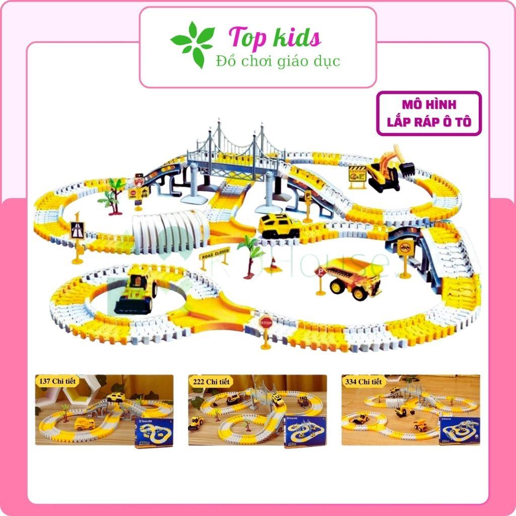 Lắp ráp mô hình xe ô tô đồ chơi trẻ em trò chơi thông minh trí tuệ cho trẻ từ 2 3 4 5 6 tuổi TOPKIDS