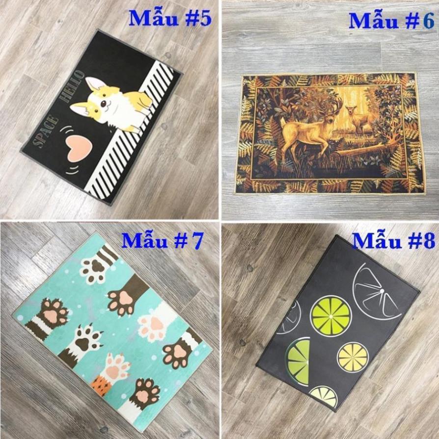 thảm lau chân ANH NHẬT 3d chống trơn trượt 40x60cm