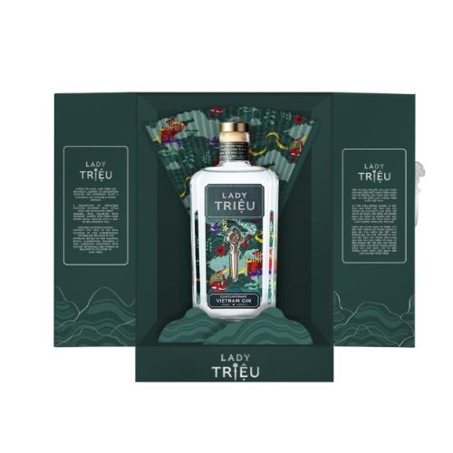 Rượu Lady Triệu Contemporary Việt Nam Gin 43% 1x0.7L