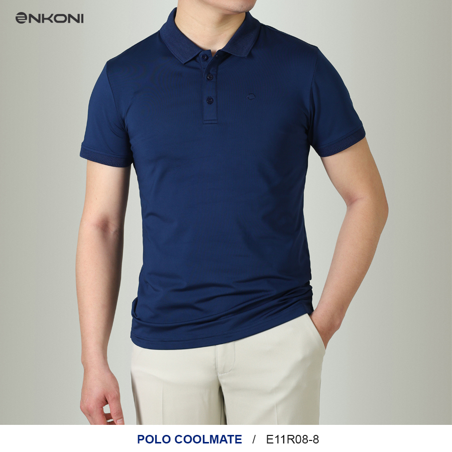 Áo Polo Nam Basic Xanh Navy Trơn Đẹp