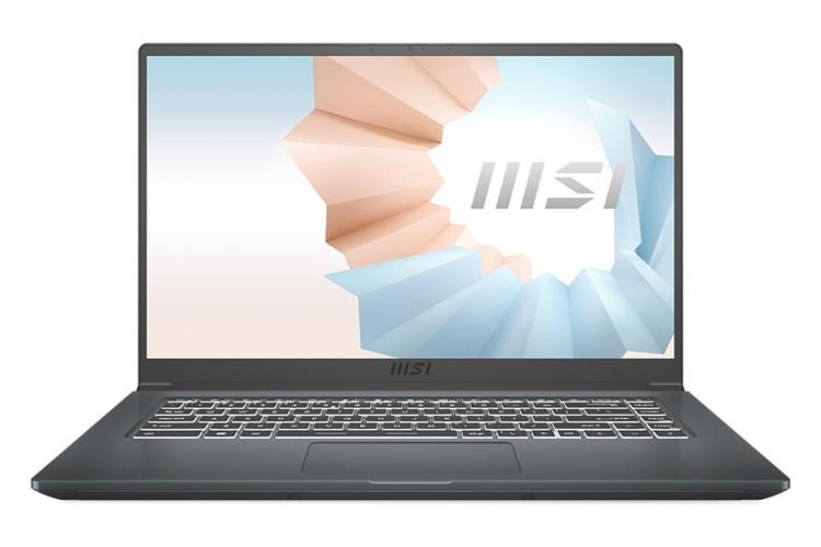 Laptop MSI Modern 15 A11MU i5 1155G7/8GB/512GB/15.6&quot;F/Túi/Chuột/Win10/(680VN)/Xám - Hàng chính hãng