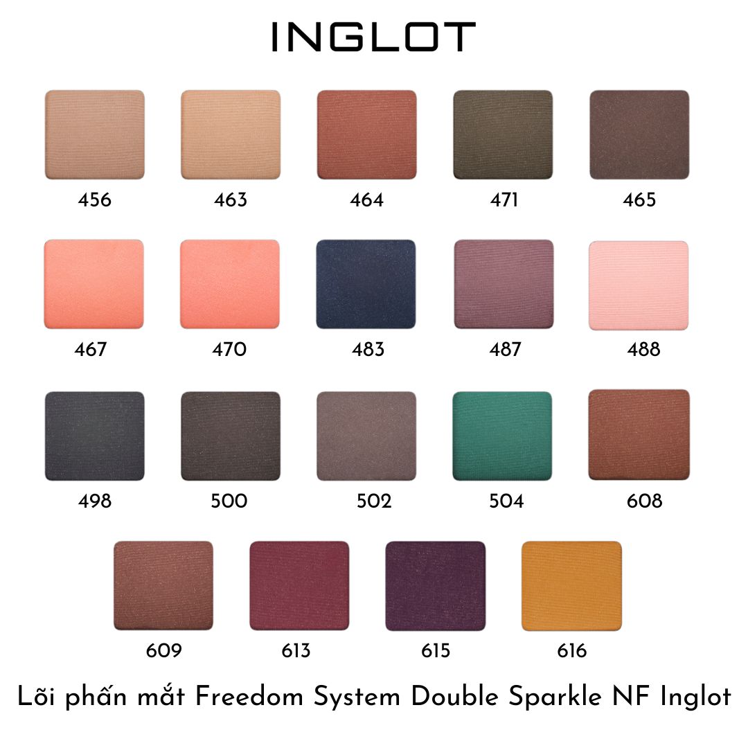 Lõi phấn mắt Freedom System Double Sparkle NF Inglot (3.4g)