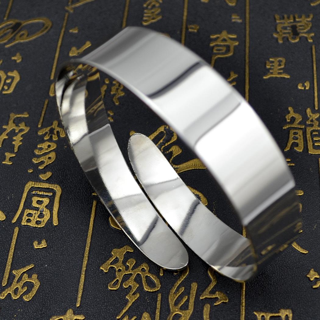 2 Pcs Punk Swirl Upper Armlet Multilayer Arm Bracelet Cuff Bangle Jewelry