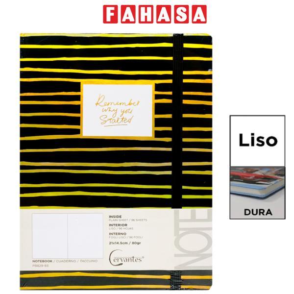 Sổ Ghi Chú Remember A5 - Giấy Trơn - 192 Trang 80gsm - Cervantes PB829-93 - Mẫu 2