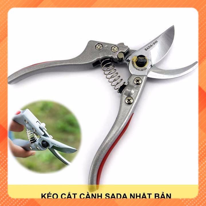 Kéo Cắt Tỉa Cành Cây Nhật Sada 210 siêu sắc bền vĩnh viễn