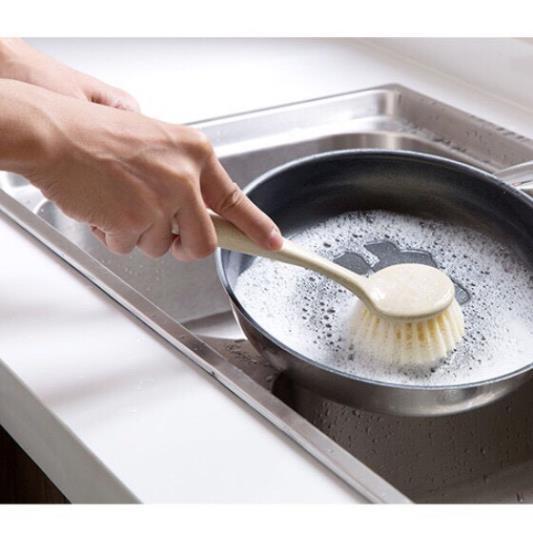 Bàn chải cọ rửa nhà bếp đa năng có tay cầm dài