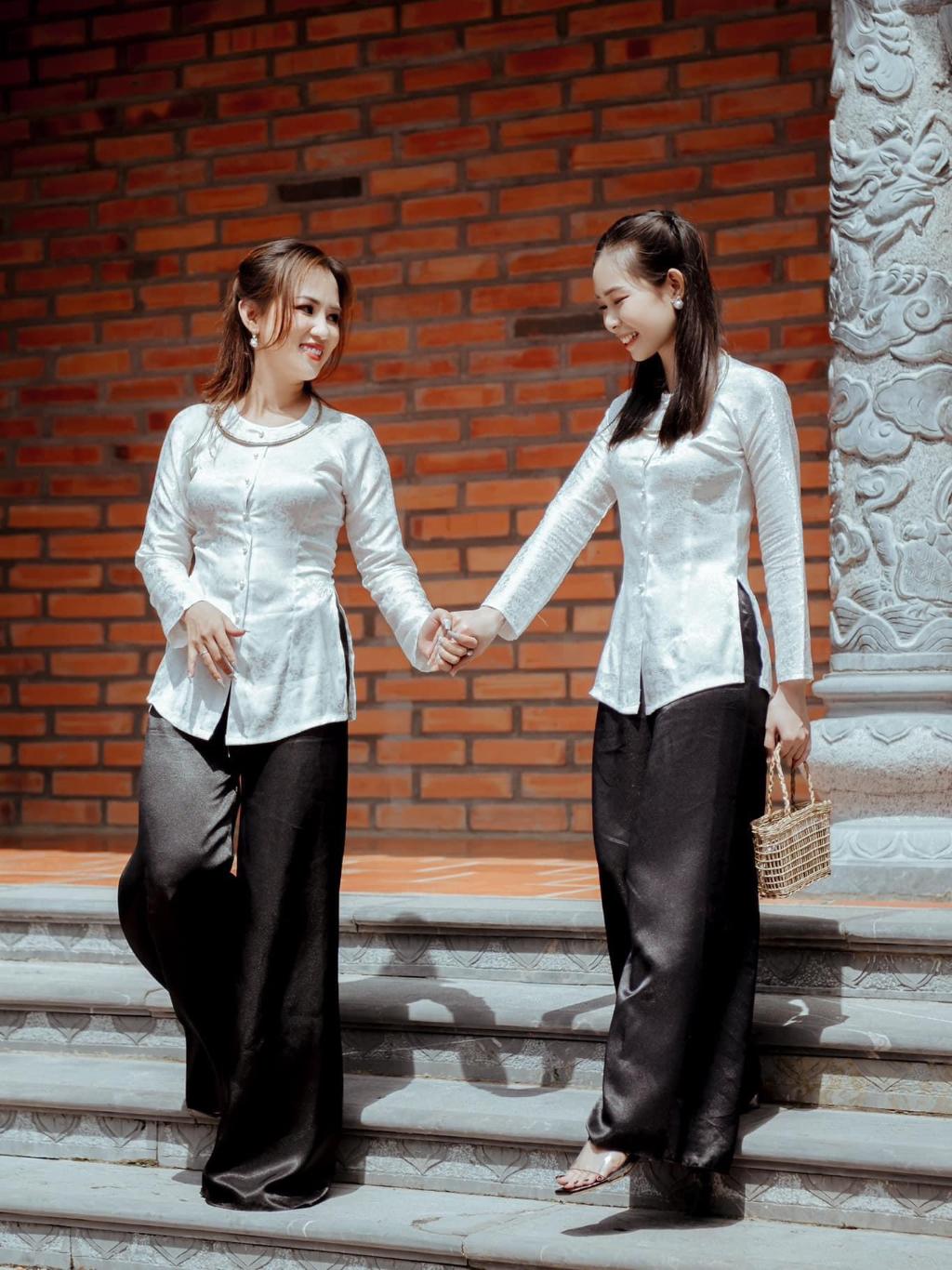 Áo lẻ bà ba gấm Trắng/ Hồng lợt/ Xanh dương/ Hồng đào/ Xanh ngọc- Có bộ bà ba Bigsize- may sỉ bà ba toàn quốc - May bộ b - 1áo lẻ gấm trắng