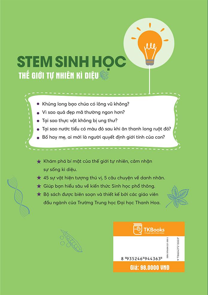 Sách - STEM Sinh Học - Thế Giới Tự Nhiên Kì Diệu