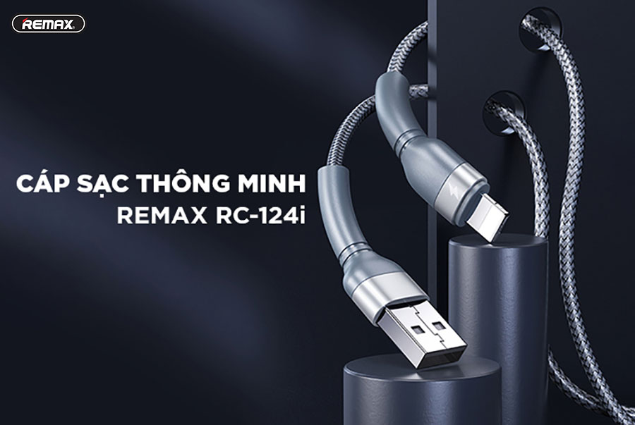 Cáp Sạc Đa Năng  REMAX RC-124i - Hàng Chính Hãng