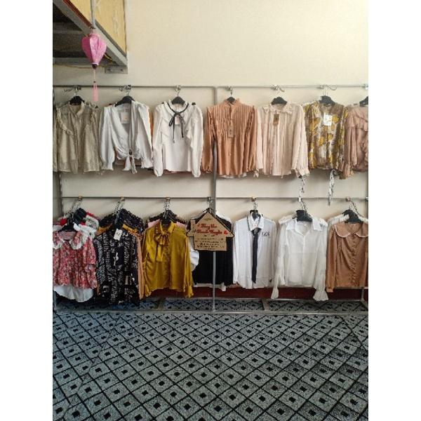 Áo sơ mi trắng tiểu thư 2 lớp, 1 áo 2 dây bên trong, hàng shop chất đẹp