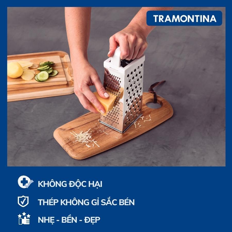 Dụng cụ bào nạo 4 chức năng Tramontina thép không gỉ cao cấp tiện dụng hàng chính hãng nhập khẩu Brazil