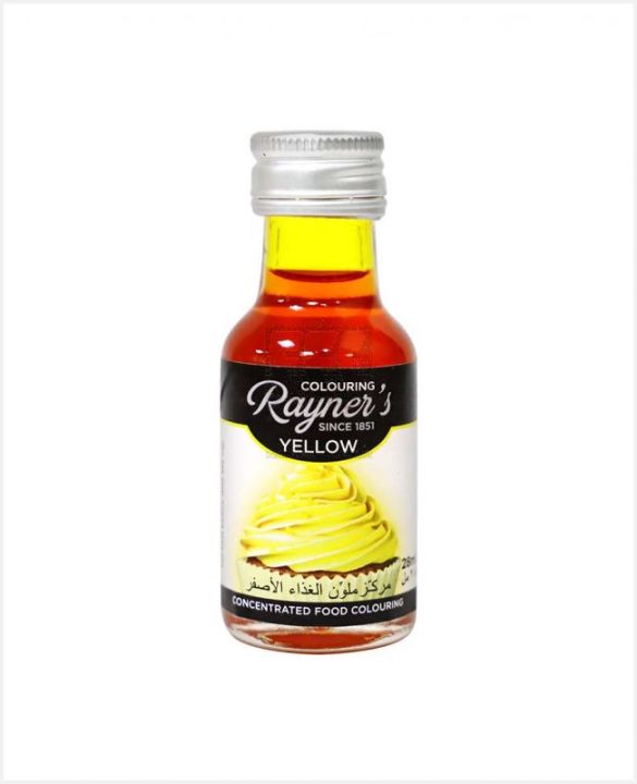 Màu Vàng Thực Phẩm - Rayner's Yellow Food Colour - chai 28ml