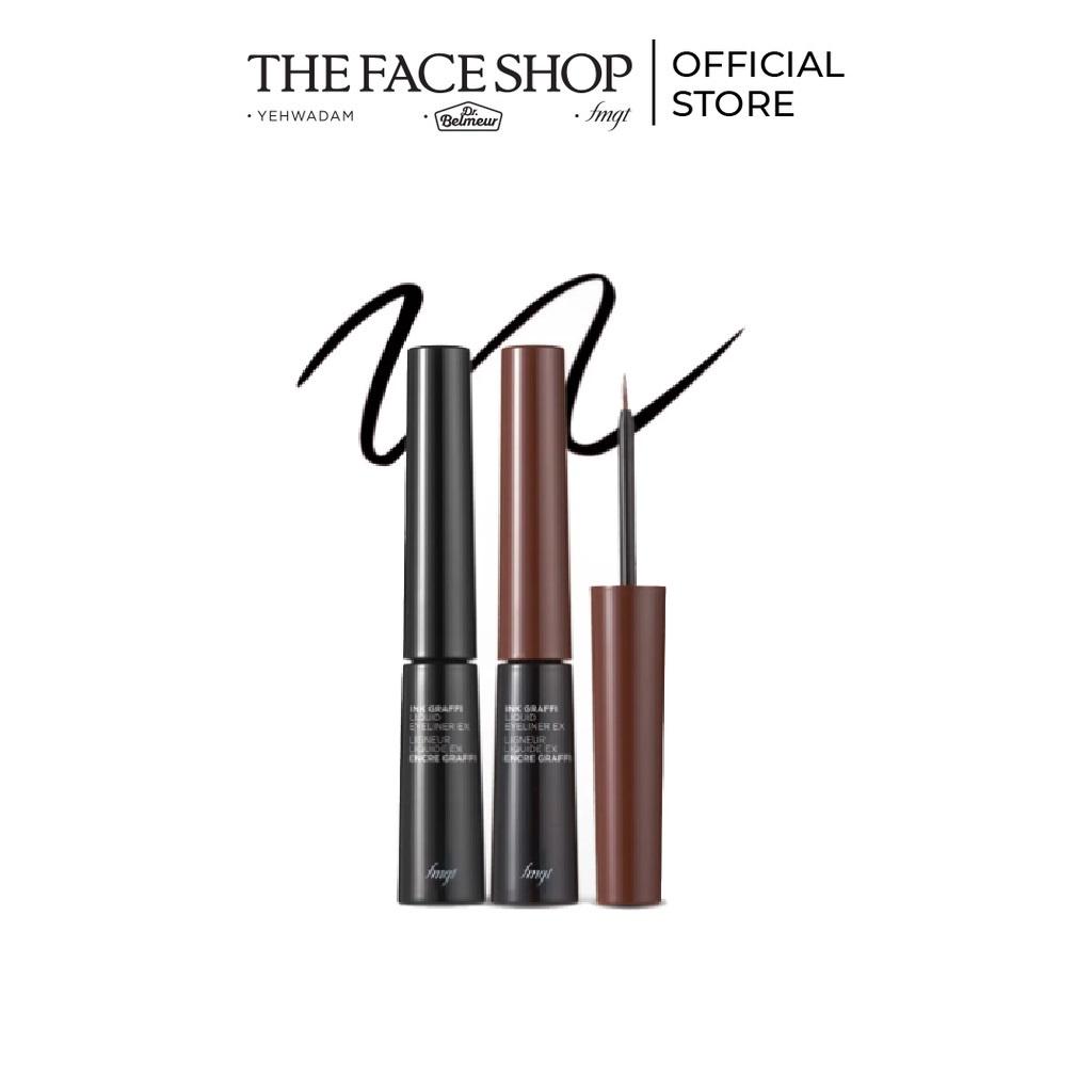 Viền Mắt Nước Trang Điểm TheFaceShop Ink Graffi Liquid Liner 01 Full Black 0.6 G / 0.02 OZ.