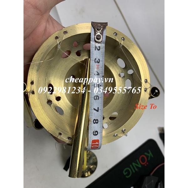 Chuông Gió Đồng Phong Thủy 6 Thanh Loại Dày
