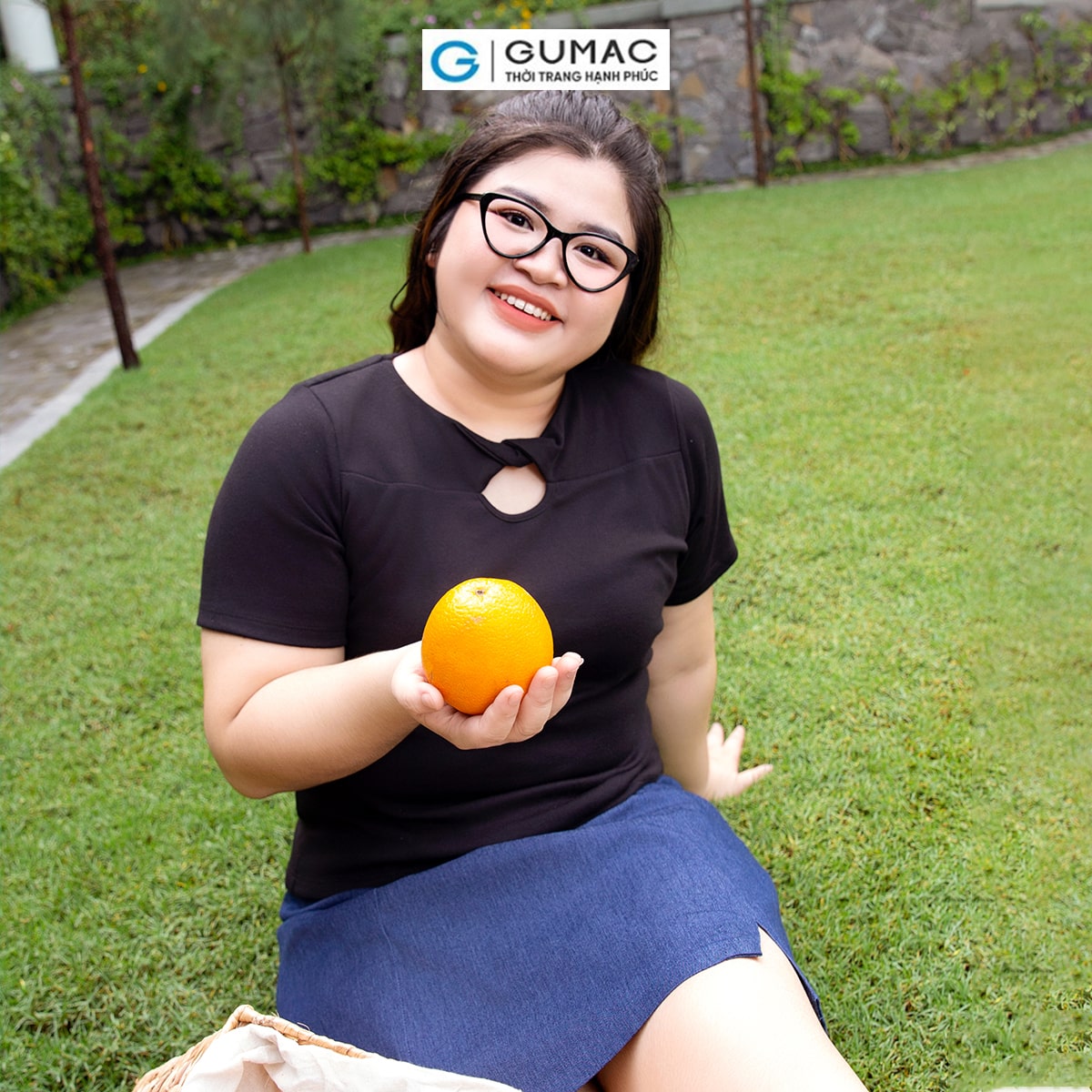 [Có size đến 85kg] Áo thun bigsize cổ xoắn thời trang GUMAC ATD10037