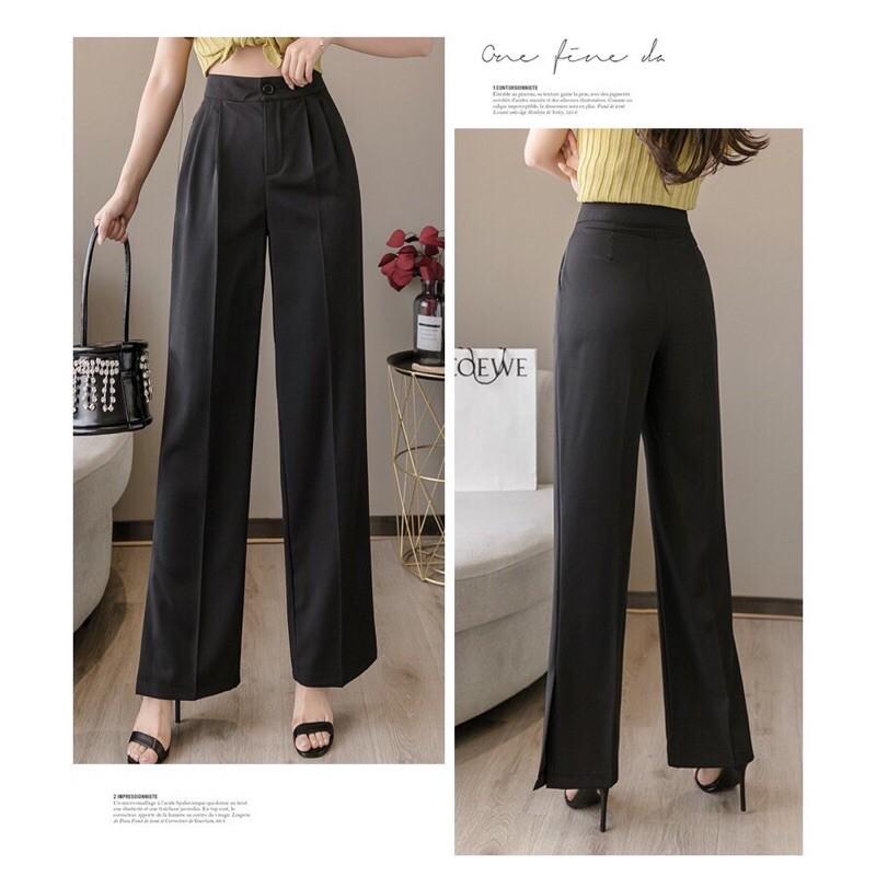 Quần vải ống rộng siêu hot