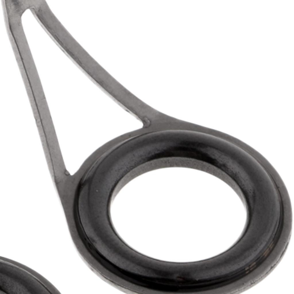 5pcs Fishing Rod Eyes Ceramic Ring Spinning Rod Guides Line Rings