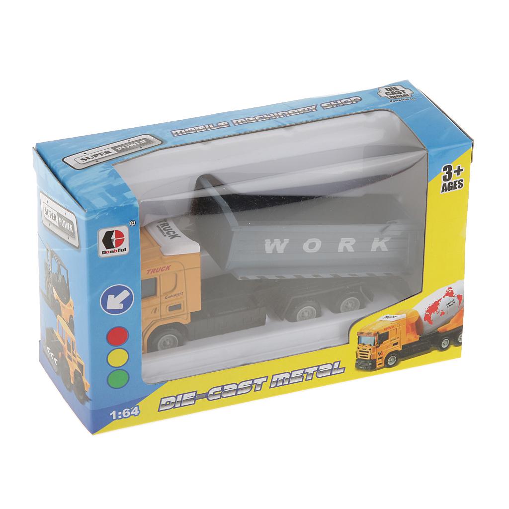 1: 64 Diecast Kỹ Thuật Xây Dựng Xe Tải Xe Mô Hình Đồ Chơi Trẻ Em Quà Tặng
