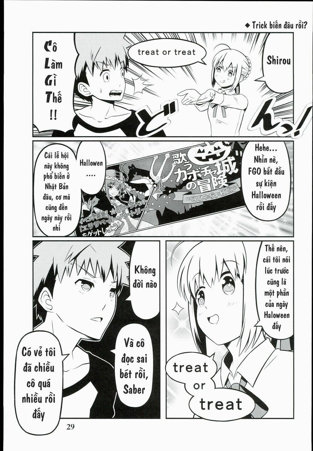 saber-san chơi fgo! chapter 1 31