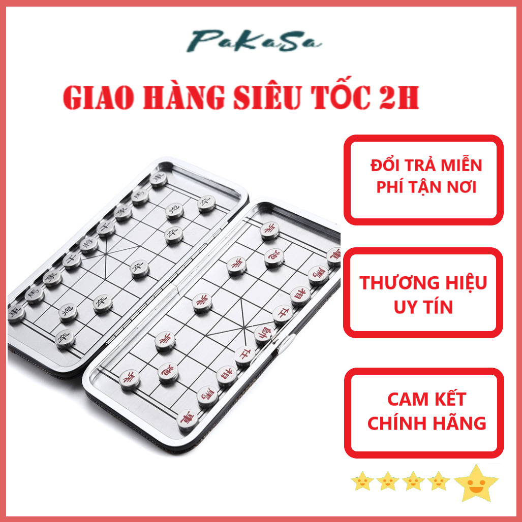 Bàn Cờ Tướng Nam Châm 2 Mặt - Hàng Chính Hãng 