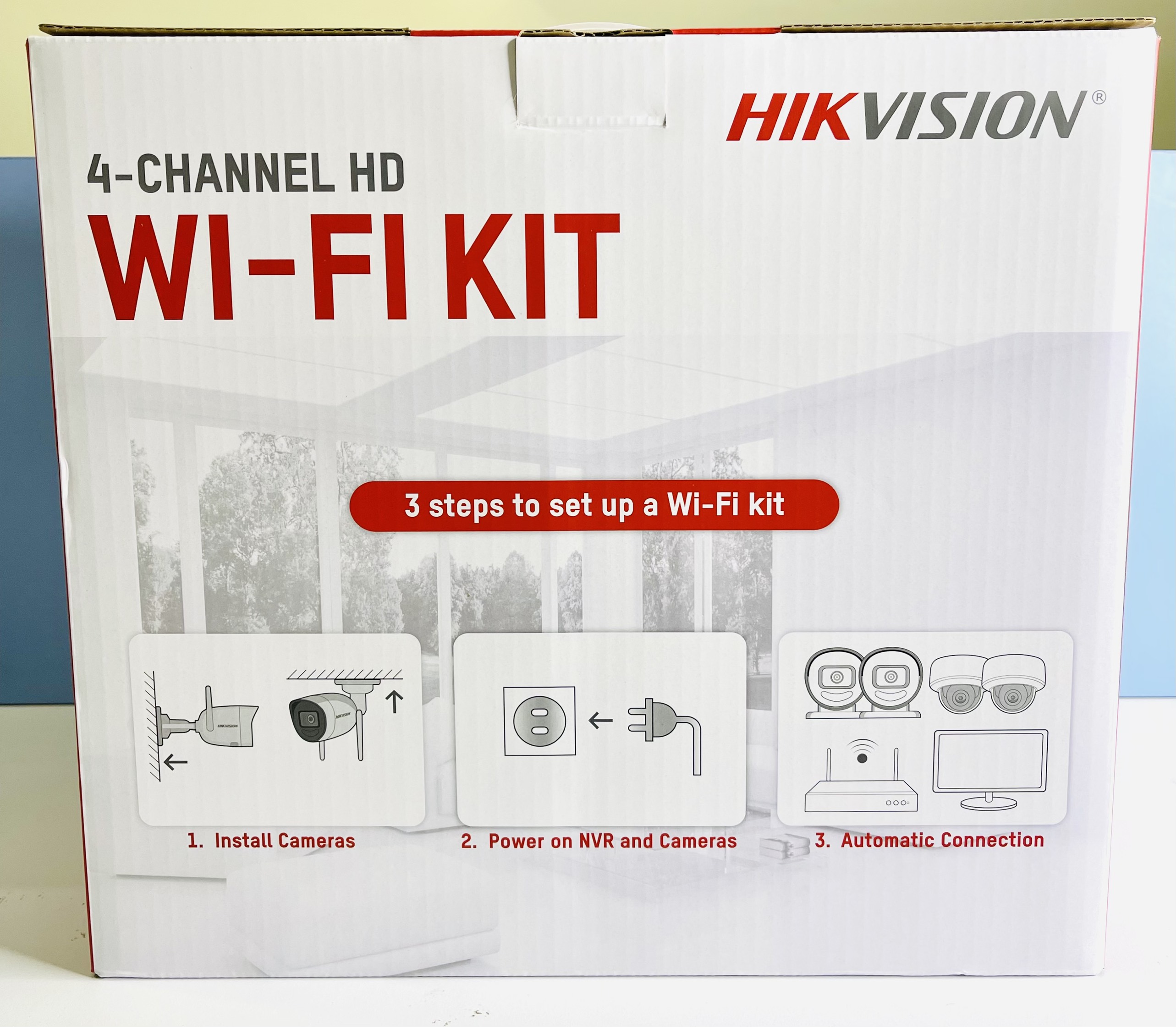 Bộ Kít CAMERA IP WIFI HIKVISION NK42W0H (BAO GỒM 1 ĐẦU GHI,1 Ổ CỨNG 1000G,4 CAMERA,4 NGUỒN 12V)HÀNG CHÍNH HÃNG