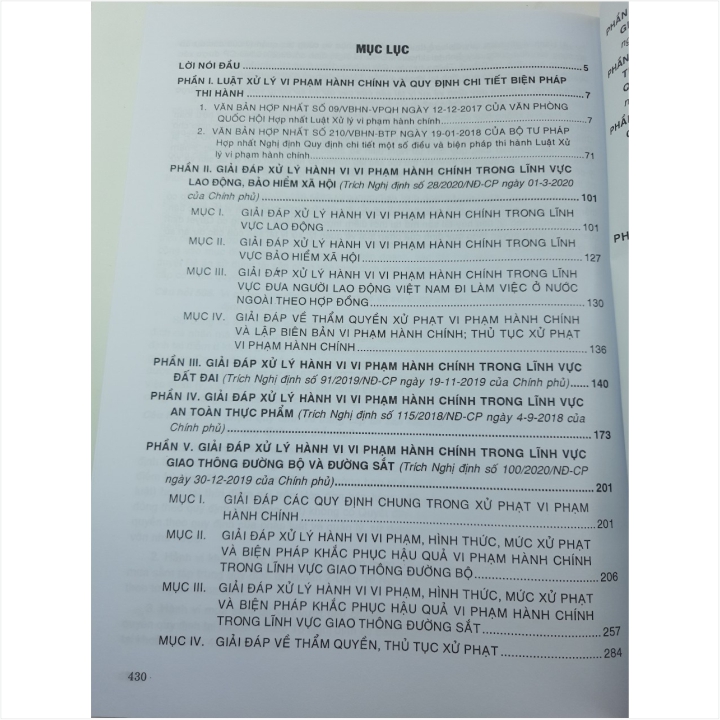 Sách 510 Hành Vi Vi Phạm, Mức Phạt Và Thẩm Quyền Xử Phạt Vi Phạm Hành Chính Trong Các Lĩnh Vực Mới Nhất - V1834P