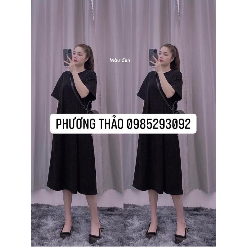 Váy suông cotton tici loại 1 mát - có big size