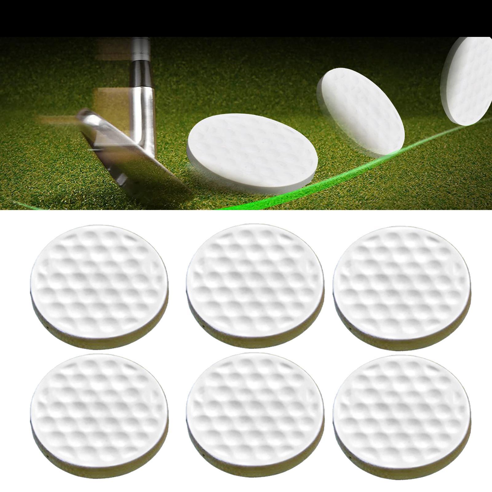 6x Golf Practice Ball Soft Sports Golf Balls Golf Swing Trainer for Putting Practice Driving Range Golf Equipment Men Women Golfer Gift