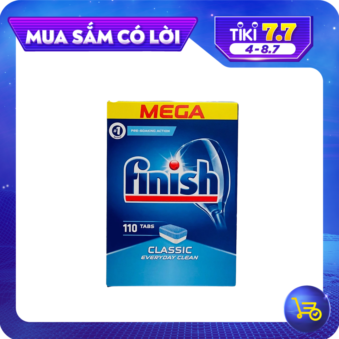 Viên rửa bát Finish Classic 110 viên/ hộp