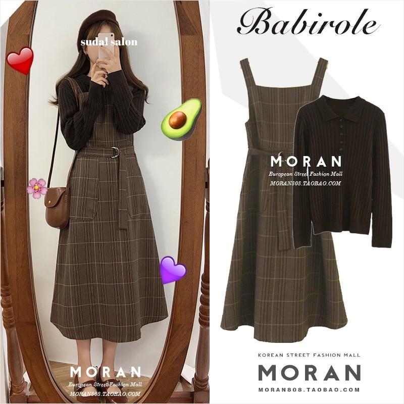 Váy yếm hoạ tiết kẻ caro xám form rộng ulzzang basic  Made by Fiin