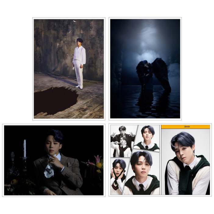 Poster JIMIN BTS “Map Of The Soul: 7” 4 tấm
