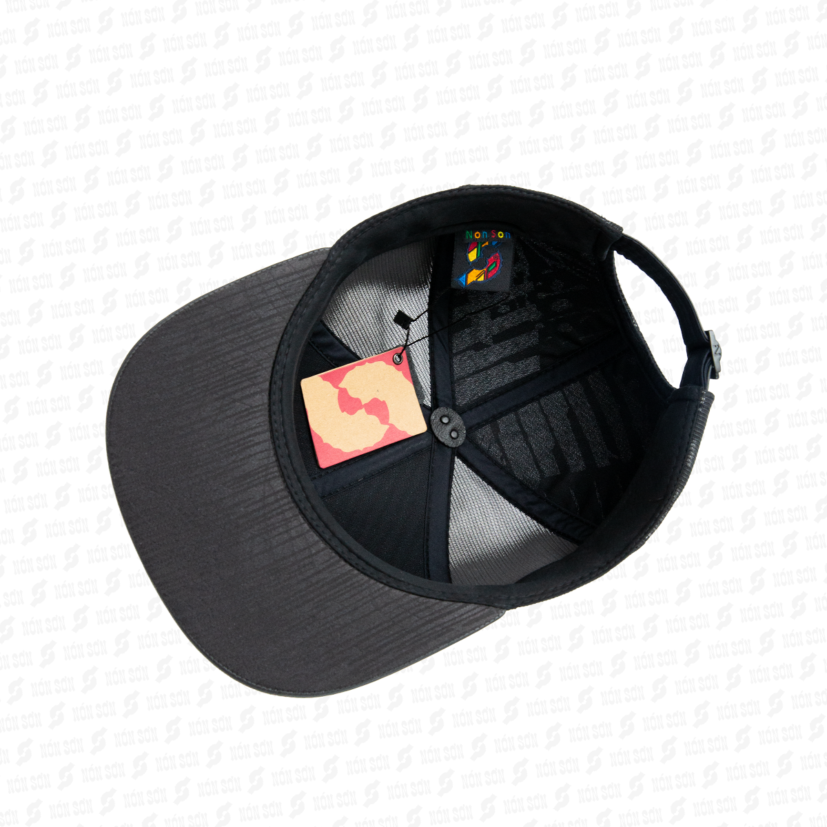Mũ snapback hiphop NÓN SƠN hoa văn ngẫu nhiên MC210AK-ĐN7HV